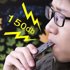 Whistle Emergency Whistles Keychain Rape Whistle Stainless Steel High Decibel - Image 7