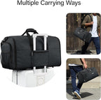 Hanke Carry on Garment Bags for Travel, Convertible Duffle Bag Luggage Bag - Image 6