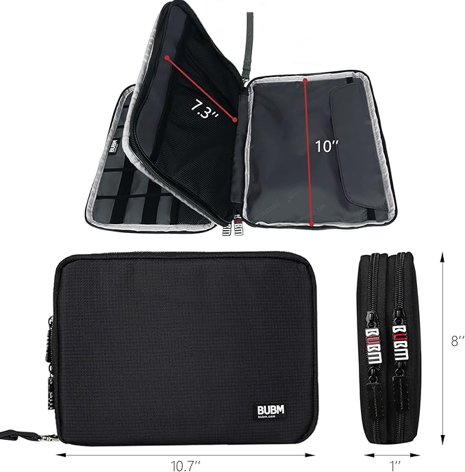 BUBM Double Layer Electronics Organizer/Travel Gadget Bag - Image 5