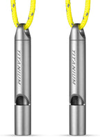 Titanium Emergency Whistle, Survival Safety Whistles by FEGVEEDC-CreateandenjoyEDC