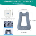 Travel Pillow Upgraded Version of Aircraft Travel Neck Pillow - Image 3