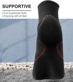 BULLIANT Compression Socks for Men 6Pairs, Athletic Crew Socks Cushioned For - Image 3