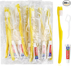 200pcs Disposable Toothbrushes by FAOEHN