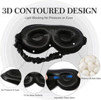ZIMASILK Adjustable 22 Momme 100% Pure Mulberry Silk Sleep Mask, 3D Contoured - Image 2
