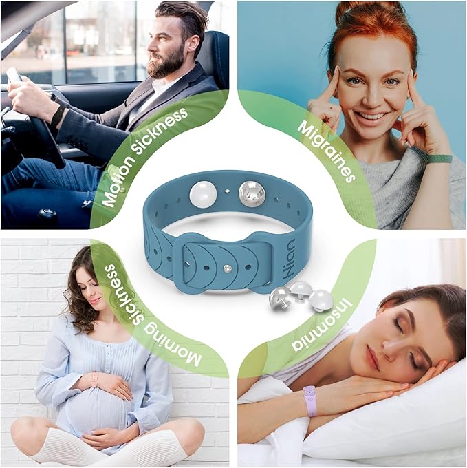 Hion Motion Sickness Bracelets Sea Sickness Wristbands - Image 6