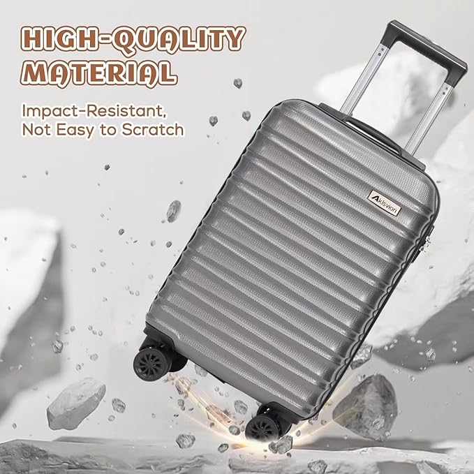Luggage Set 3 Piece Luggage Set ABS hardshell Spinner Wheels Luggage Carry on - Image 5