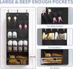 FENTEC 1 Pack Over-the-Door-Shoe-Organizers, Hanging Shoe Organizer - Image 2