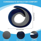 Neck Pillow, Travel Pillow uses Memory Foam to Support Neck Comfort, Ideal - Image 3