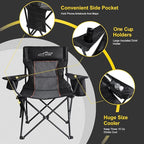 FAIR WIND Oversized Padded Camping Chair - Image 6