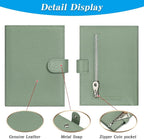 Passport Holder for Travel Women RFID Blocking Genuine Leather Passport Wallet - Image 7