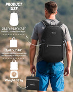 Gonex 30L Ultra Lightweight Packable Backpack, Handy Foldable Daypack - Image 3
