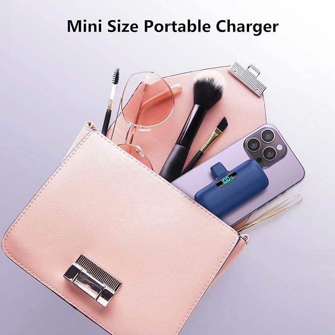 Mini Portable Charger 5000mAh Power Bank, 3A PD USB C Cell Phone Portable Power - Image 7