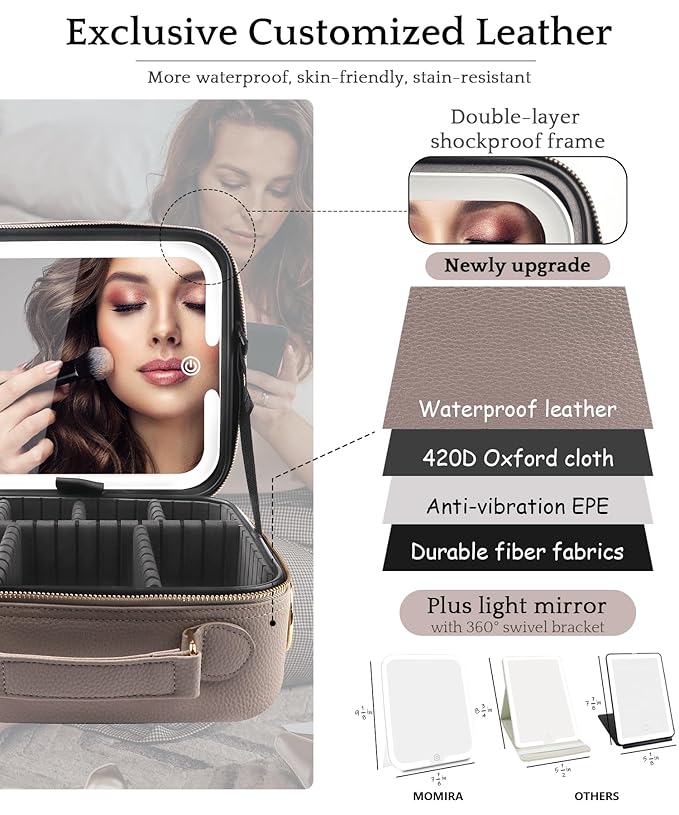 MOMIRA Travel Makeup Bag Cosmetic Bag - Image 2