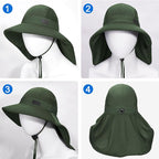 Sukeen Cooling Sun Hat for Men Women UPF50+ Wide Brim Fishing Hat - Image 7