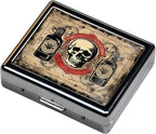 Silver Vintage Pill Box 7 Day Metal Pill Box - Image 3