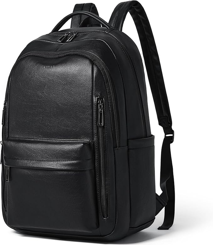 30L Business Laptop Backpack for Women Men, Travel Work Backpack Purse Faux by LATMAP