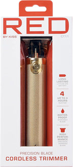 RED by Kiss Hair Trimmer for Men Precision Blade Cordless Trimmer Mens Grooming Kit