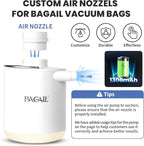 BAGAIL TPU Vacuum Bag for Travel, Reusable Compression Bag - Image 3
