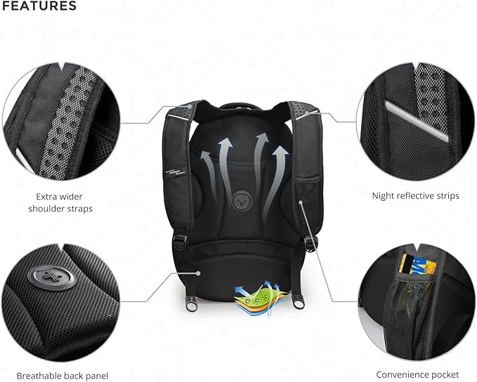 Swissdigital Design Men's Laptop Backpack - Image 4