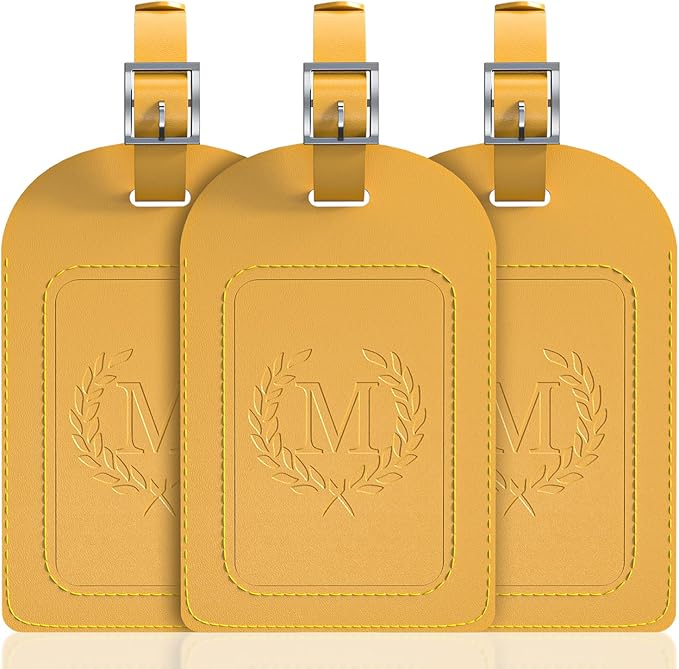 FESAS 3 Pack A-Z Alphabet Luggage Tags - Image 2