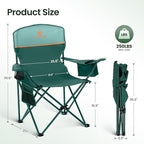 HIGH POINT SPORTS 2 Pack Portable Camping Chair - Image 3