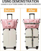 Luggage Straps for Suitcases, Adjustable Travel Belt, Durable Wide Luggage Strap - Image 4