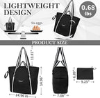 Beach Bag with Zipper - Image 3