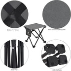 Opliy Camping Stool, Folding Small Chair Portable Camp Stool - Image 5