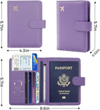 Melsbrinna Premium Leather Passport Holder Covers Case, Waterproof Rfid - Image 4