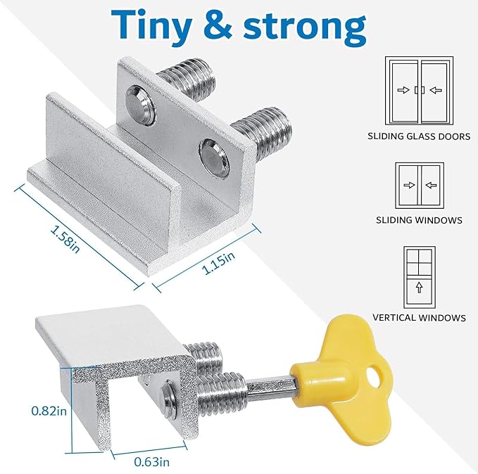 Sliding Window Locks, for Horizontal Sliding Windows, Window Security Lock - Image 5