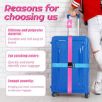 Weewooday 8 Pcs Luggage Straps Suitcase Tags Set - Image 4