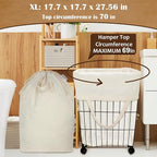 Canvas Laundry Bags 18x18in - Image 6