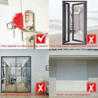 Portable Door Lock & Door Stop Alarm Set, Dual Protection Home Security Door Kit - Image 4