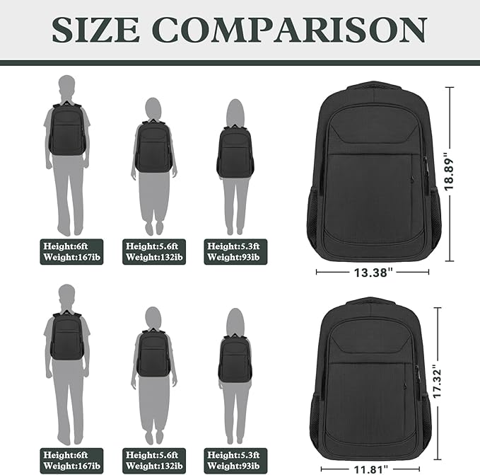 Travel Laptop Backpack, Travel Backpack - Image 7
