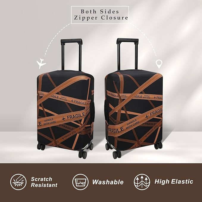 Explore Land Travel Luggage Cover Suitcase Protector Fits 23-26 Inch Case - Image 2