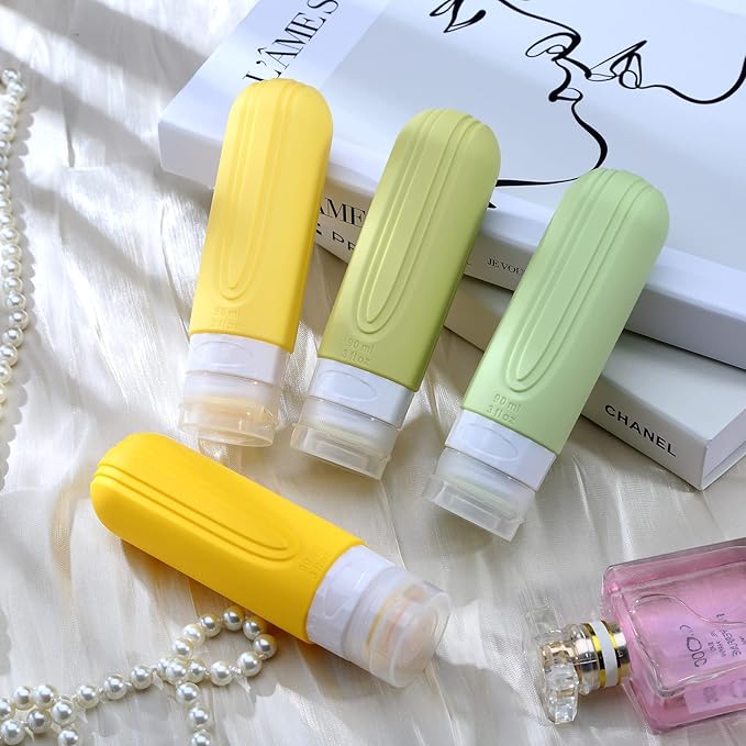 Travel Bottles for Toiletries, Tsa Approved 3oz Travel Size Containers BPA Free - Image 8