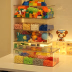 Yesesion Clear Plastic Storage Bins - Image 6