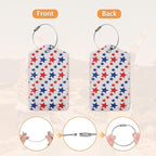 American Patriotic Stars Luggage Tags Bag Tag - Image 3