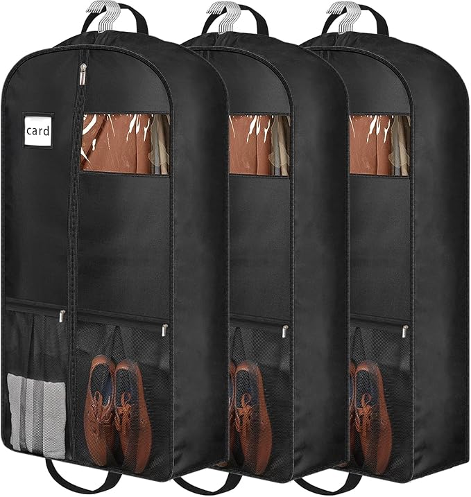 43" Heavy Duty Garment Bags Suit Bags Travel, Suit Holder by BH7STAR