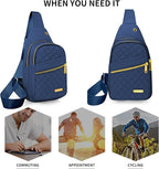 Small Sling Bag For Women Men Casual Crossbody Sling Backpack - Image 7