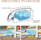 Freezable Lunch Bag, Freezable Snack Bag, Mini Cooler Bag - Image 2