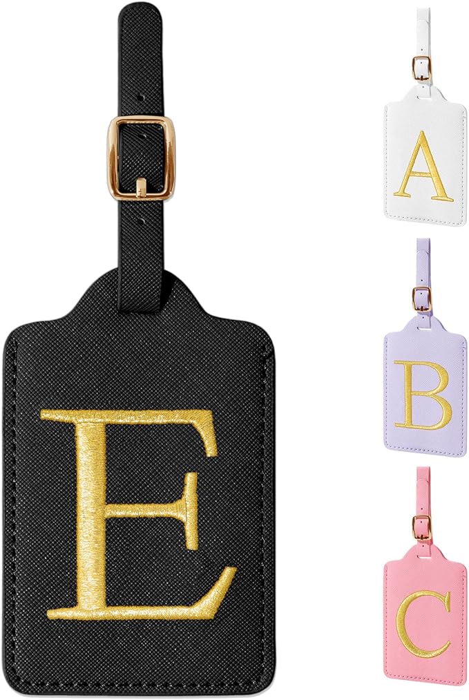 Personalized Initial Luggage Tags by izuzta