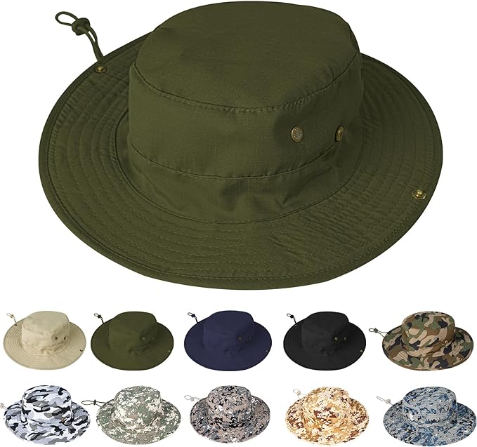 Sun Hats for Men Women Boonie Hat Foldable Fishing Hat UPF 50+ Bucket Hat for by ZOORON