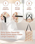ALVABABY 2 Pack Large Wet Dry Bag Waterproof Hanging Cloth Diaper - Image 4
