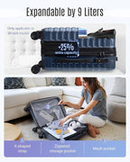 LIGHT FLIGHT Luggage Sets, Carry On Luggage 22x14x9 Airline Approved, Carry On - Image 4