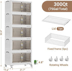 BROVIEW 300Qt Stackable Storage Bins - Image 2