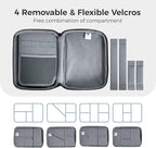 pack all Electronic Organizer Plus, Larger Capcity Cable Organizer Bag - Image 5
