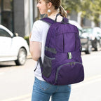 Yaopeing Lightweight Backpack, 25L Foldable Hiking Packable, Water Resistant - Image 2