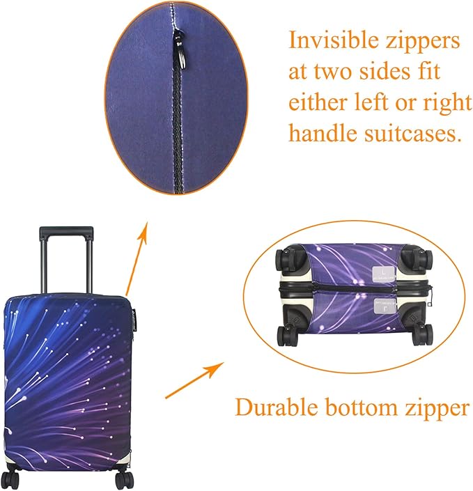 Explore Land Travel Luggage Cover Suitcase Protector Fits 27-30 Inch Case - Image 7