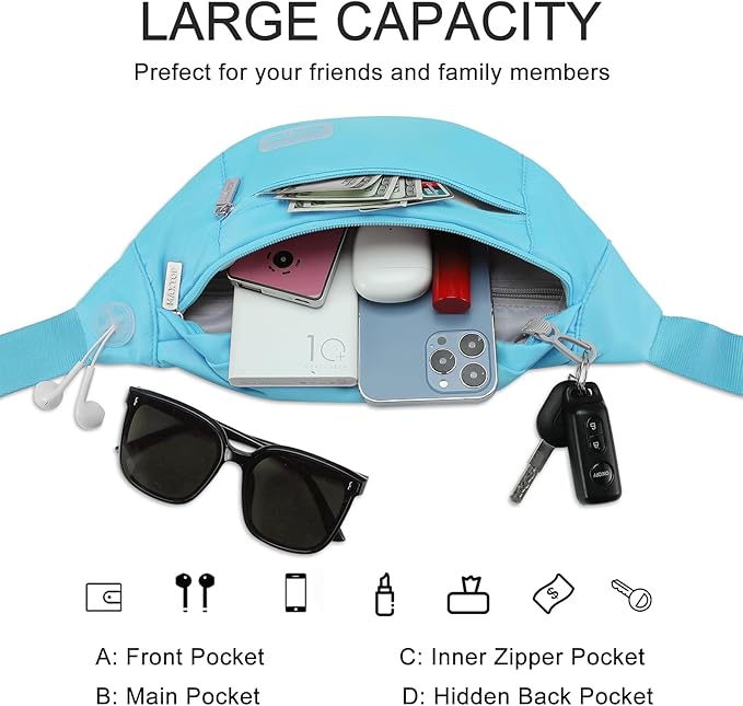 MAXTOP Large Crossbody Fanny Pack - Image 3